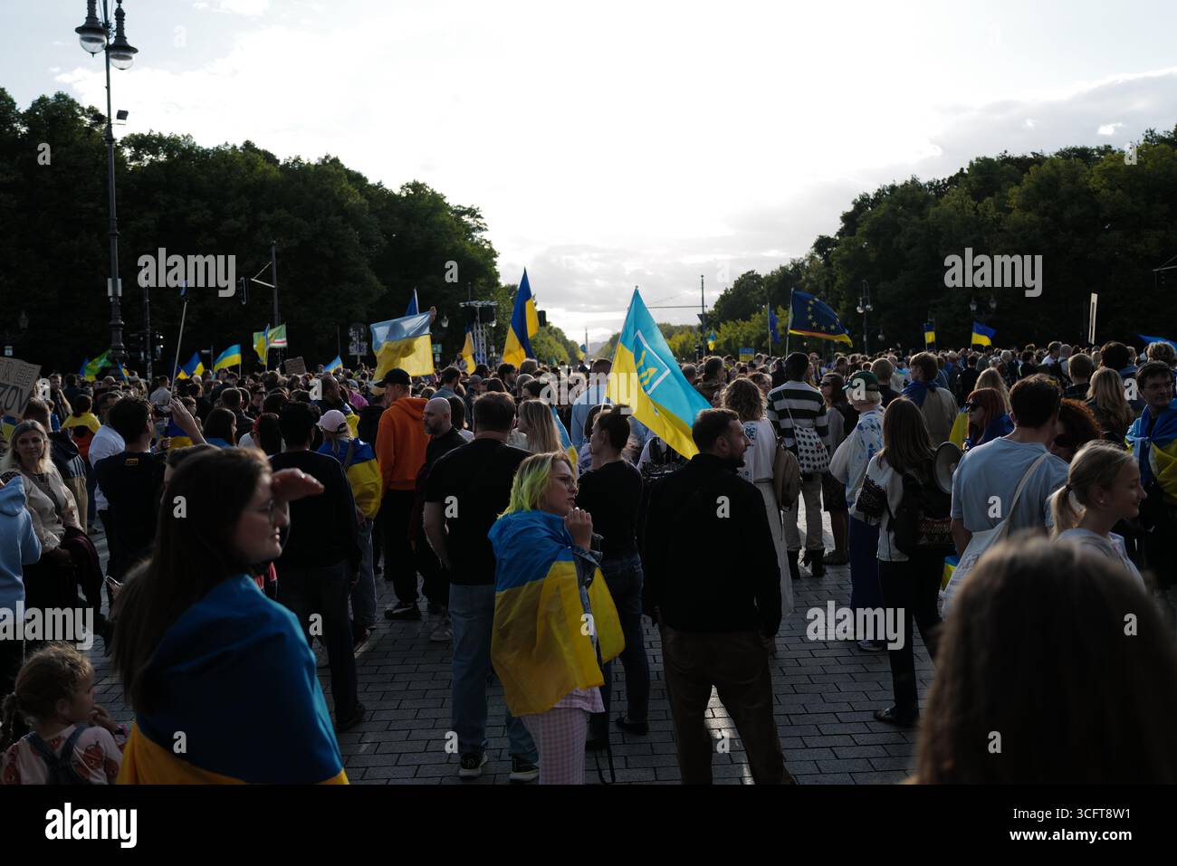 Journée de l'indépendance de l'Ukraine à Berlin 24.08.25 Banque D'Images
