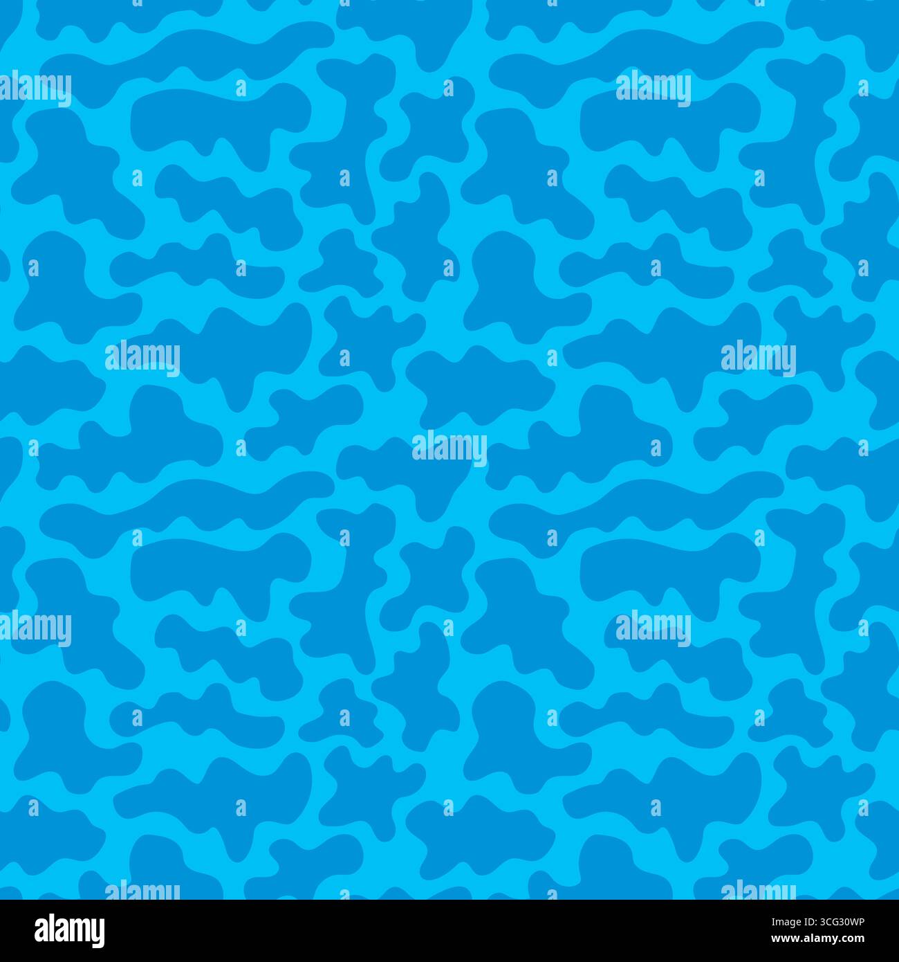 formes bleues abstraites, mer, corail, modèle sans couture de style minimal - illustration vectorielle Illustration de Vecteur