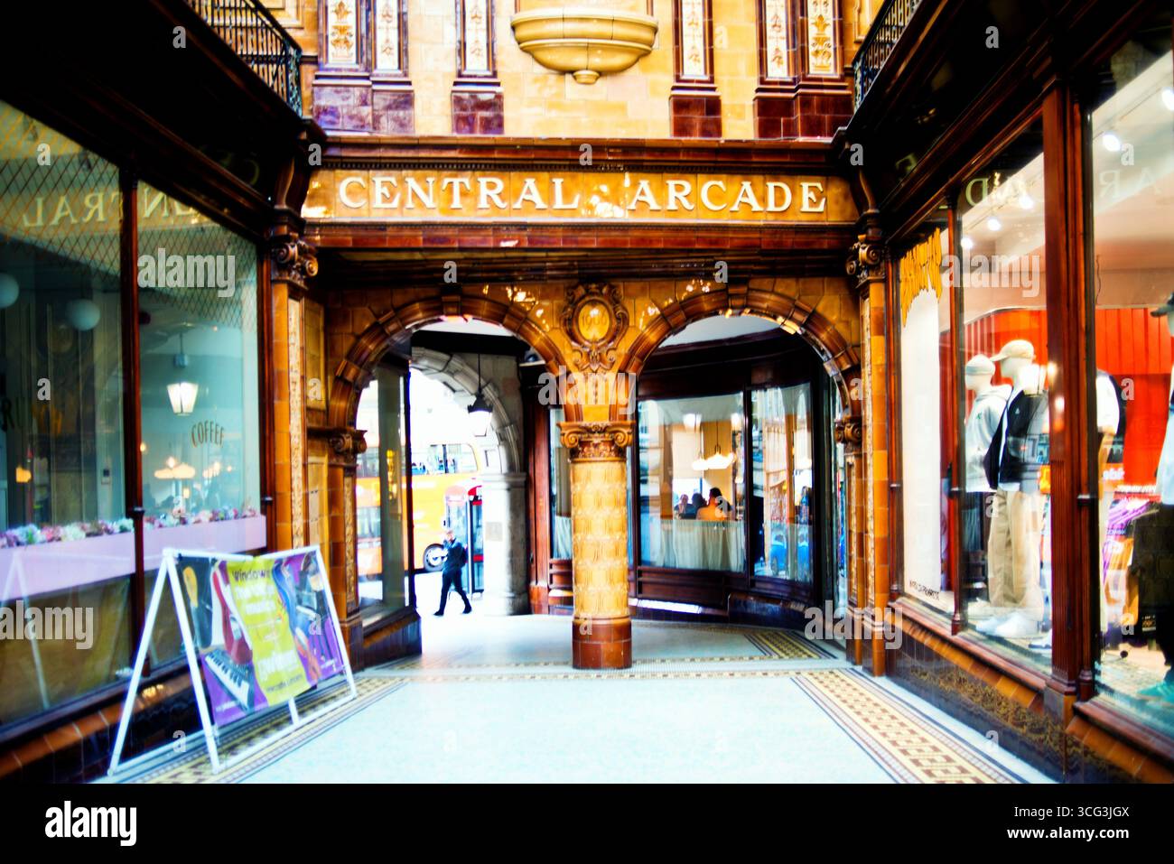 Central Arcade, Newcastle upon Tyne, Tyneside, Angleterre Banque D'Images