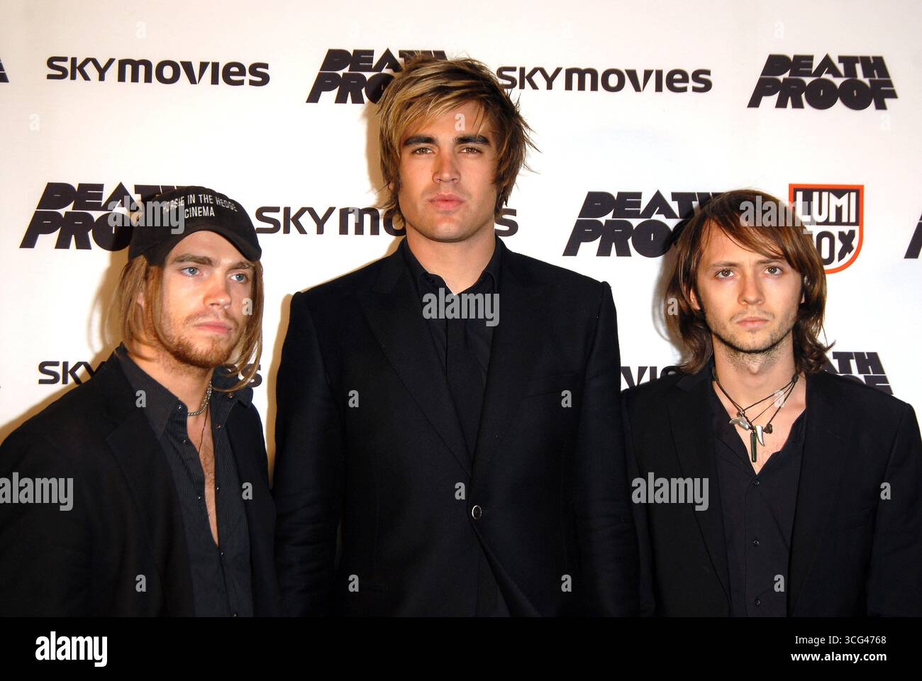 Fightstar à la Death Proof & Sky Movies Pro-Celebrity Banger Race à Londres - 17 septembre 2007 Banque D'Images