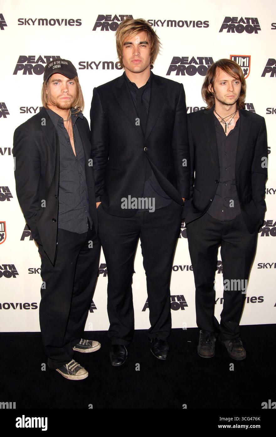 Fightstar à la Death Proof & Sky Movies Pro-Celebrity Banger Race à Londres - 17 septembre 2007 Banque D'Images