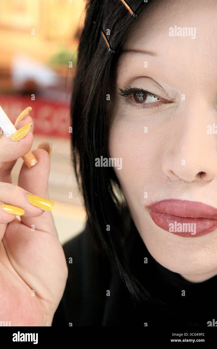 Pete Burns - septembre 2007 Banque D'Images