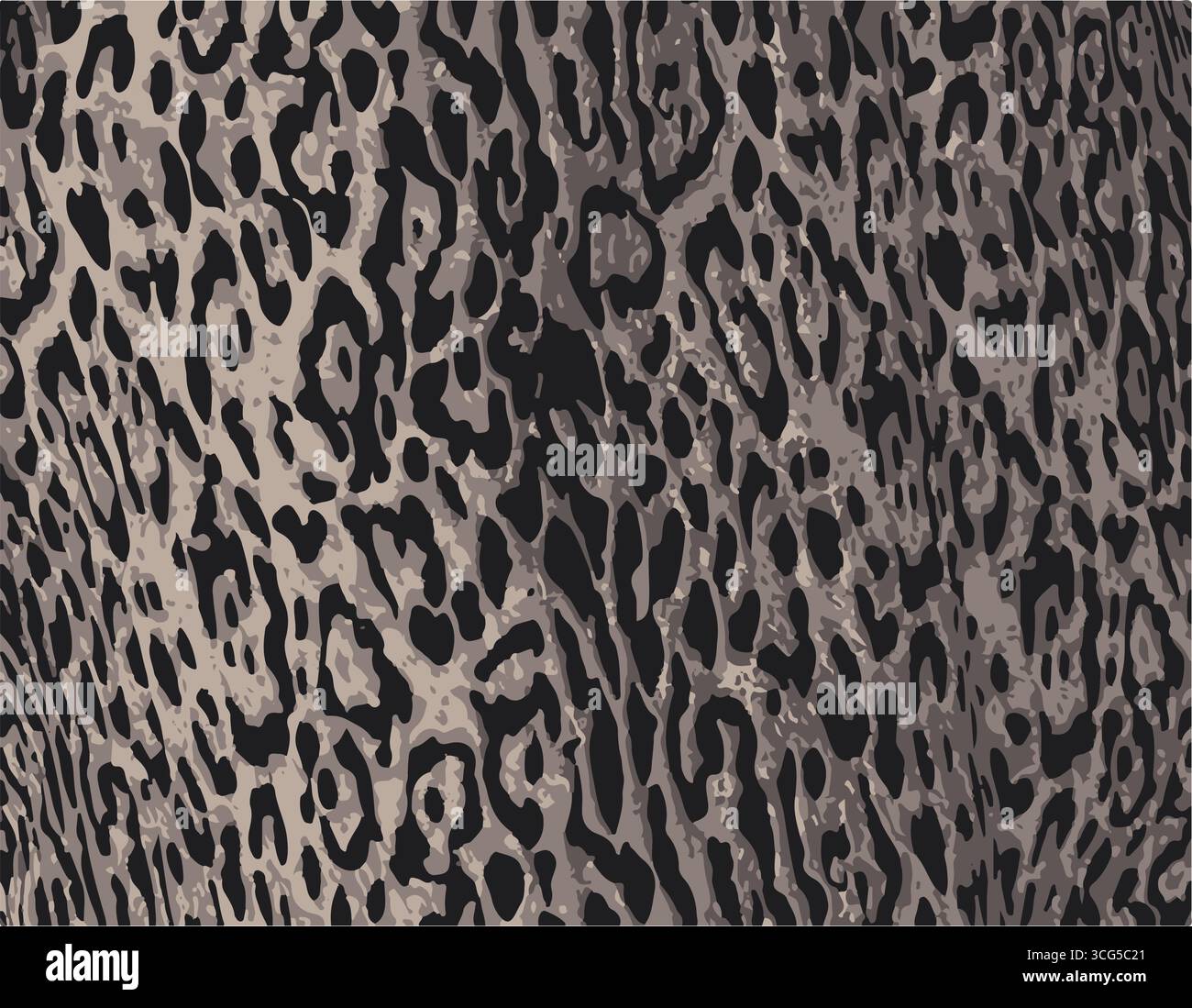 Imprimé léopard. Motif sans couture vectoriel. Fond de peau d'animal avec des taches noires et brunes sur fond beige. Texture safari exotique abstraite. Jaguar, l Illustration de Vecteur