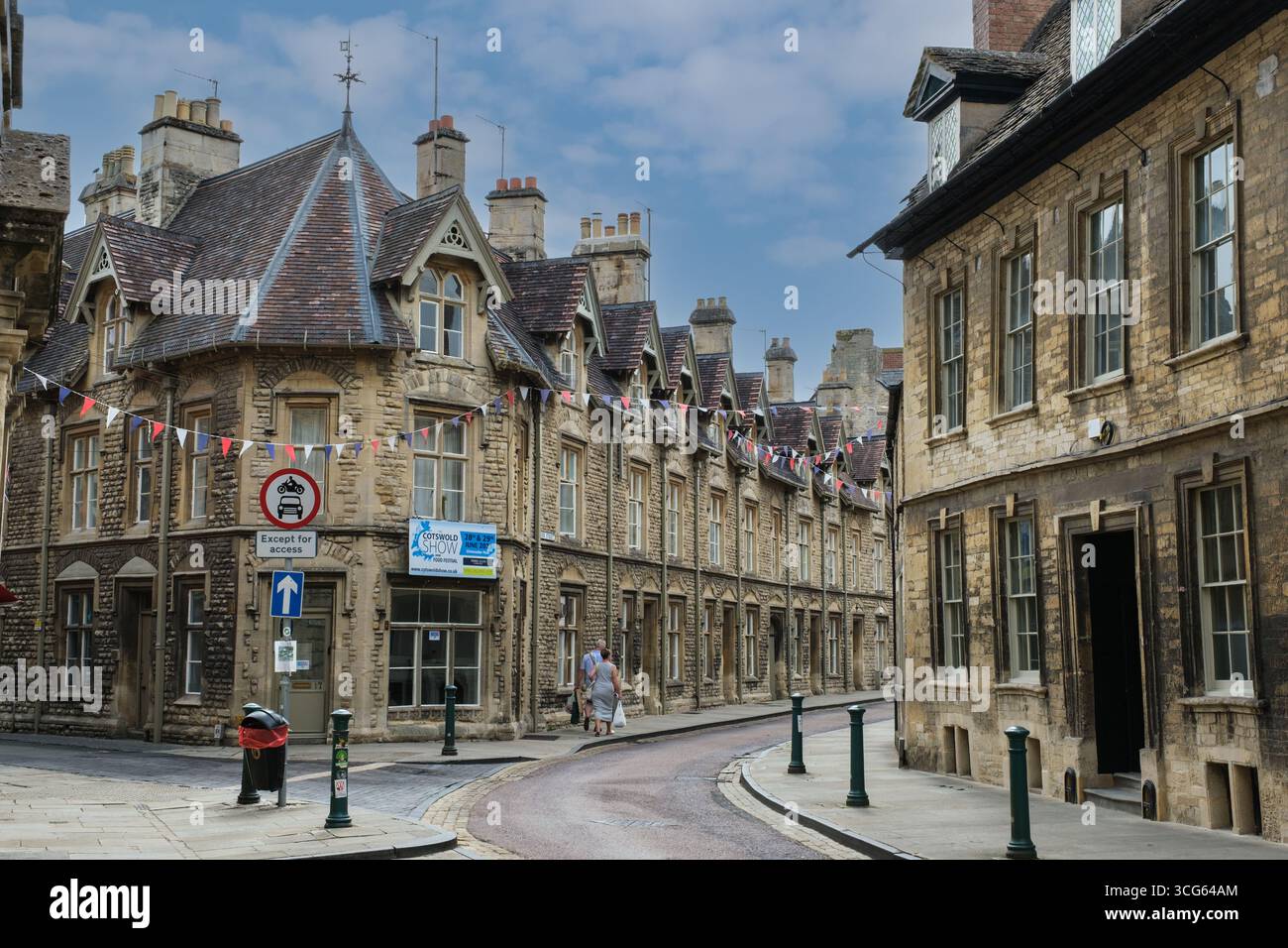 Cirencester, Cotswolds, Angleterre, Royaume-Uni scène de rue. Banque D'Images