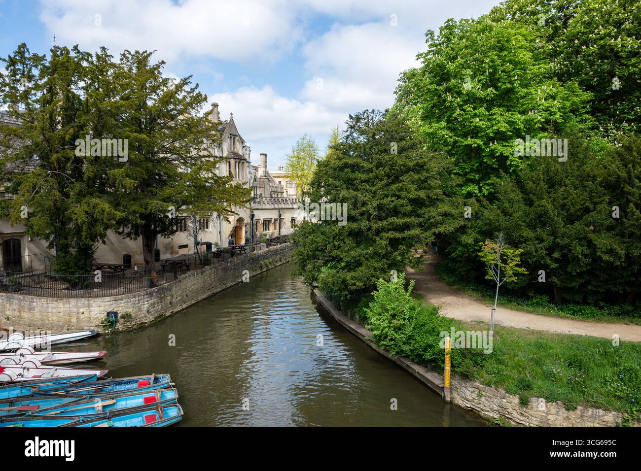 River Cherwell, Oxford Banque D'Images