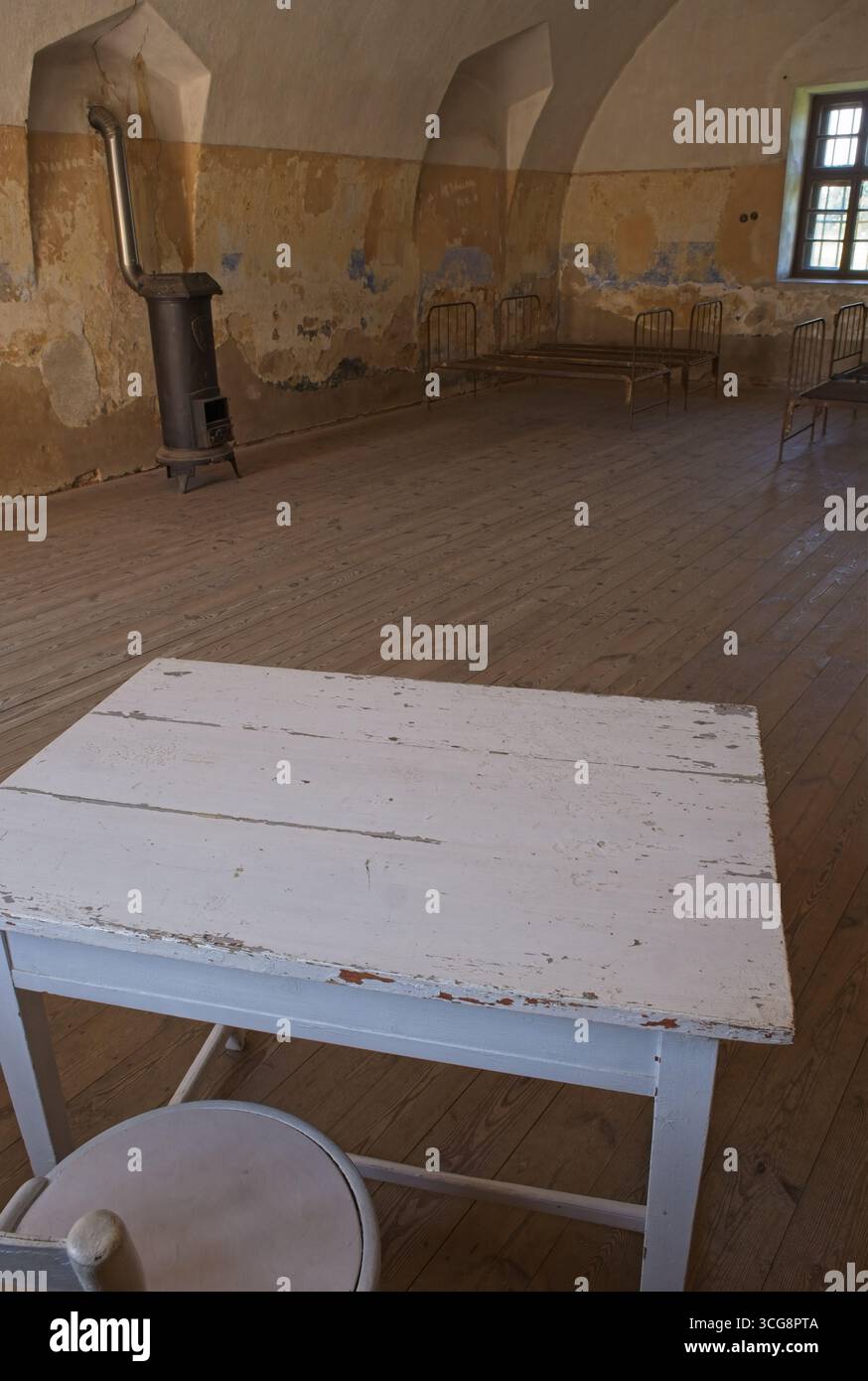 Terezin, Tchéquie - 13 août 2025 : Terezin, ou Theresienstadt, camp de concentration. Sur les plus de 140 000 Juifs qui y sont arrivés, environ 33 000 sont morts dans le Banque D'Images