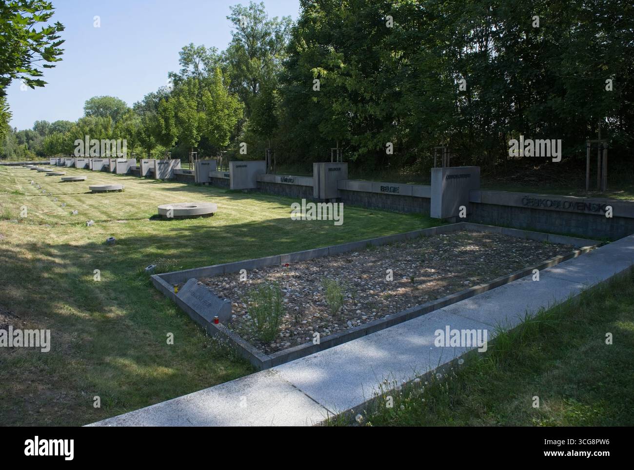 Terezin, Tchéquie - 13 août 2025 : Terezin, ou Theresienstadt, camp de concentration. Sur les plus de 140 000 Juifs qui y sont arrivés, environ 33 000 sont morts dans le Banque D'Images