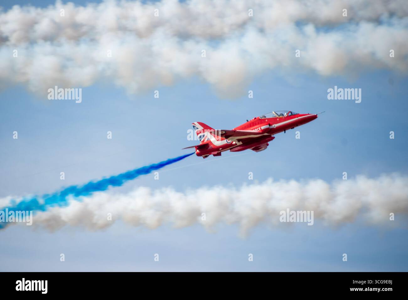 Headcorn Battle of Britain Airshow Red Arrows Banque D'Images