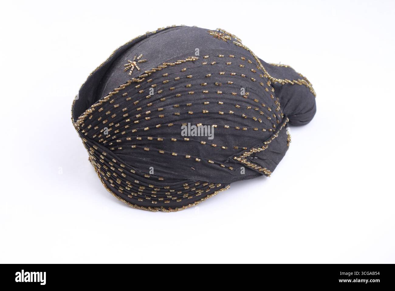 Le blangkon est un chapeau javanais traditionnel originaire d'Indonésie. Banque D'Images