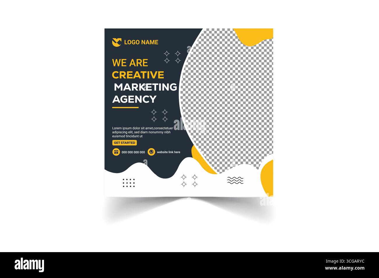 Modèle professionnel de bannière de médias sociaux d'entreprise Marketing numérique Post Design illustration vectorielle Illustration de Vecteur