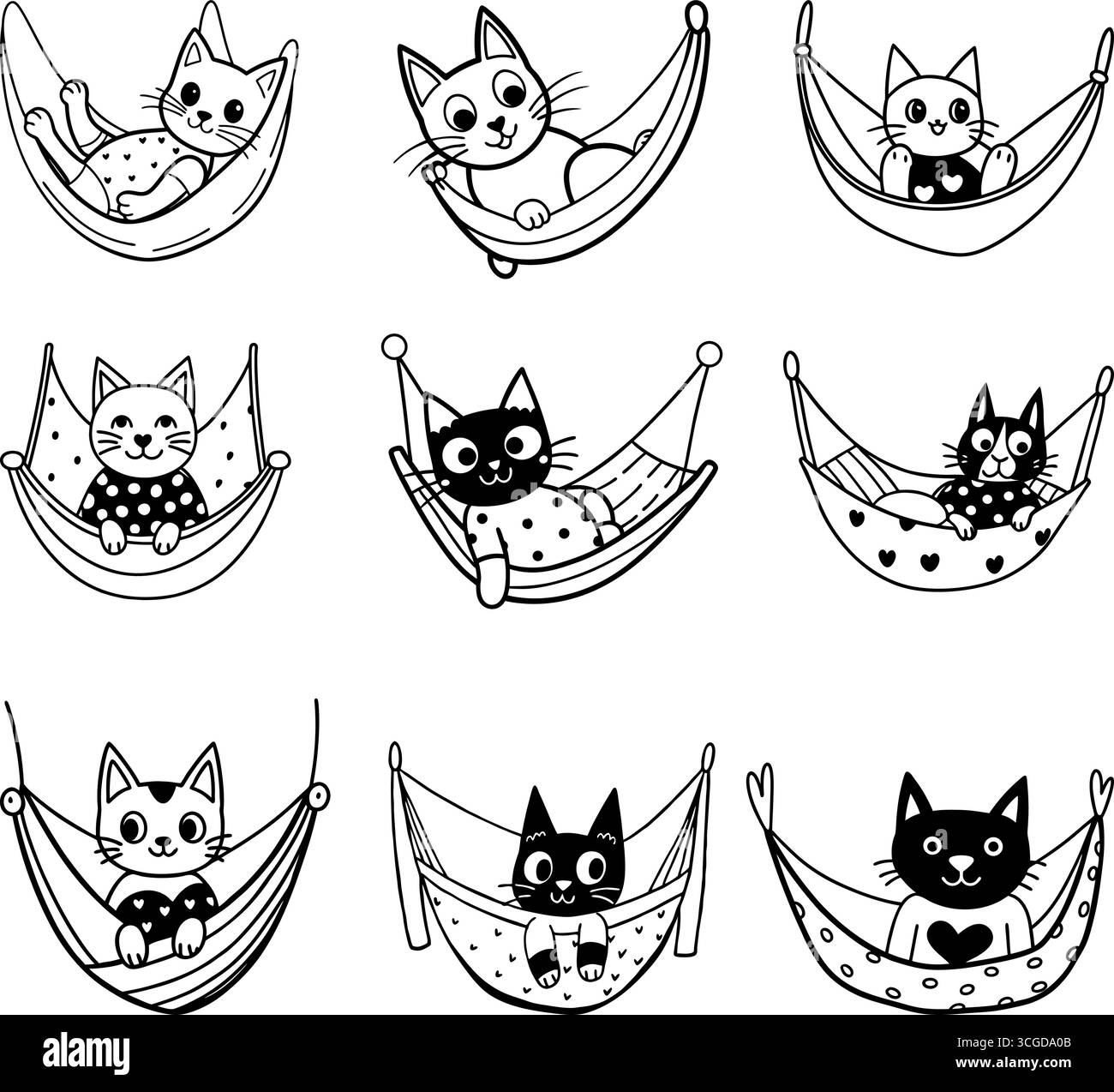 Page de livre de coloriage pour enfants | Fun Printable Activity Fiches Illustration de Vecteur