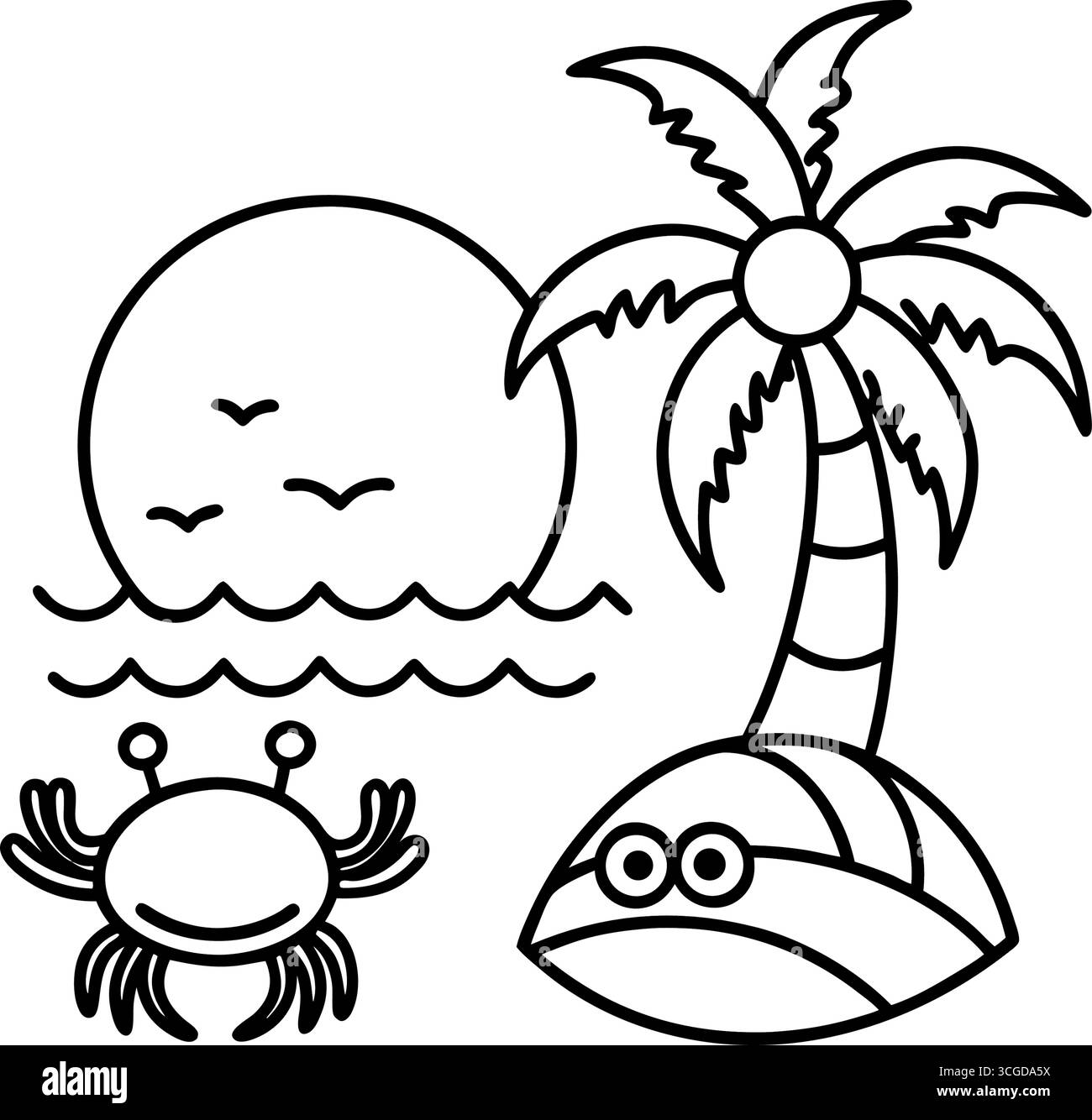 Chenilles colorées mignonnes pour le traçage et la coloration isolées sur fond blanc Illustration de Vecteur