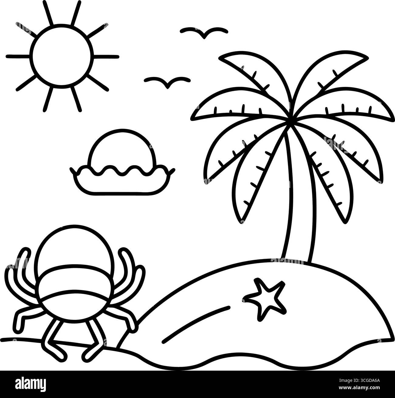 Chenilles colorées mignonnes pour le traçage et la coloration isolées sur fond blanc Illustration de Vecteur