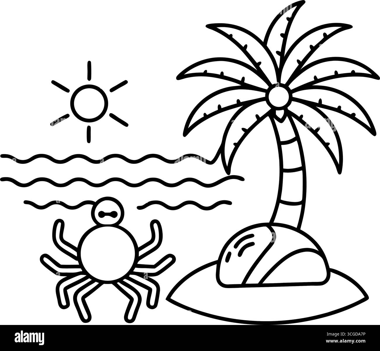 Chenilles colorées mignonnes pour le traçage et la coloration isolées sur fond blanc Illustration de Vecteur