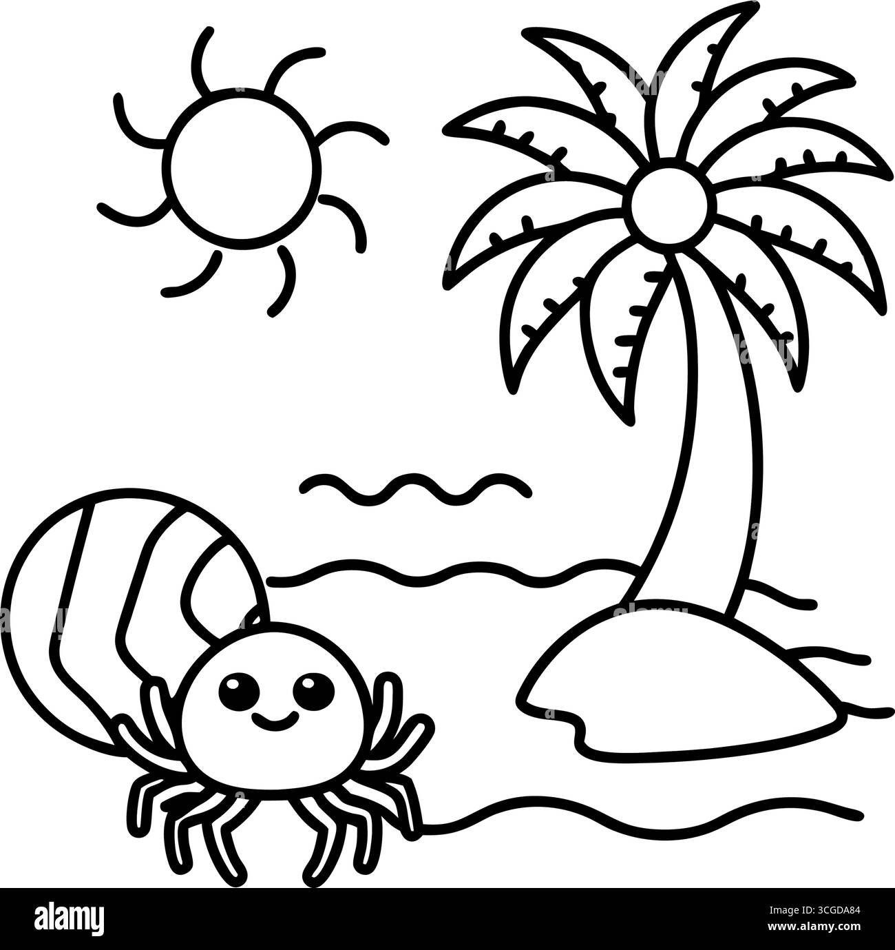 Chenilles colorées mignonnes pour le traçage et la coloration isolées sur fond blanc Illustration de Vecteur