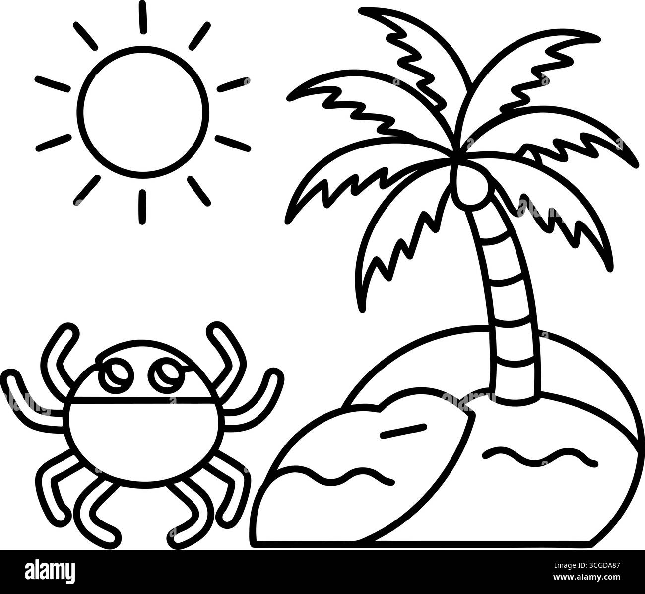 Chenilles colorées mignonnes pour le traçage et la coloration isolées sur fond blanc Illustration de Vecteur