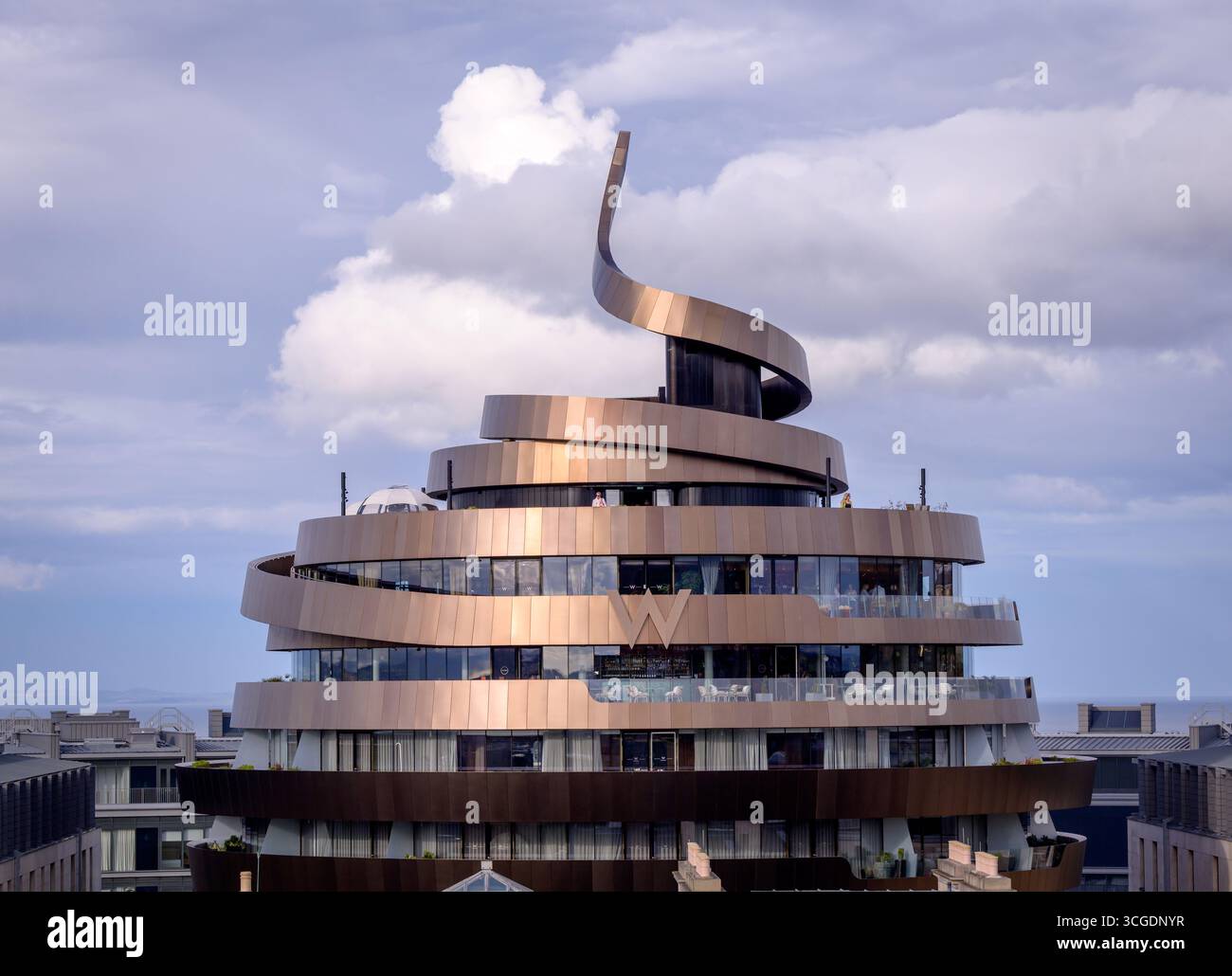 Shopping de luxe au quartier St James, Édimbourg connu localement sous le nom de Turd Banque D'Images