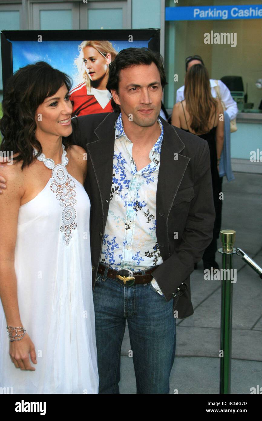 Andrew Shue avec sa femme à la première américaine de Gracie au Arclight Theater à Hollywood - 23 mai 2007 Banque D'Images