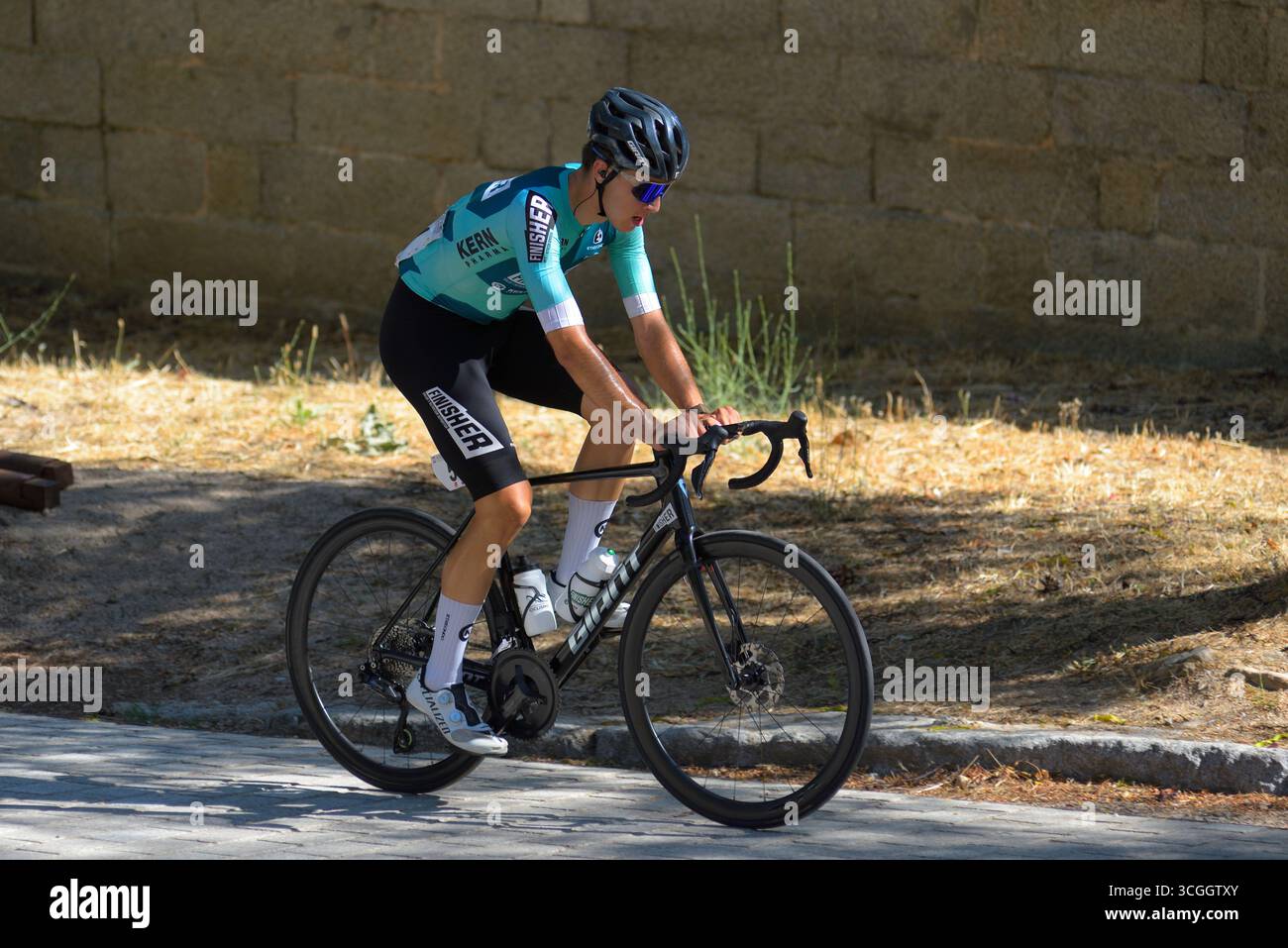 37e Tour cycliste de la Communauté de Madrid moins de 23 ans. Dernière étape : San Lorenzo de El Escorial. Banque D'Images
