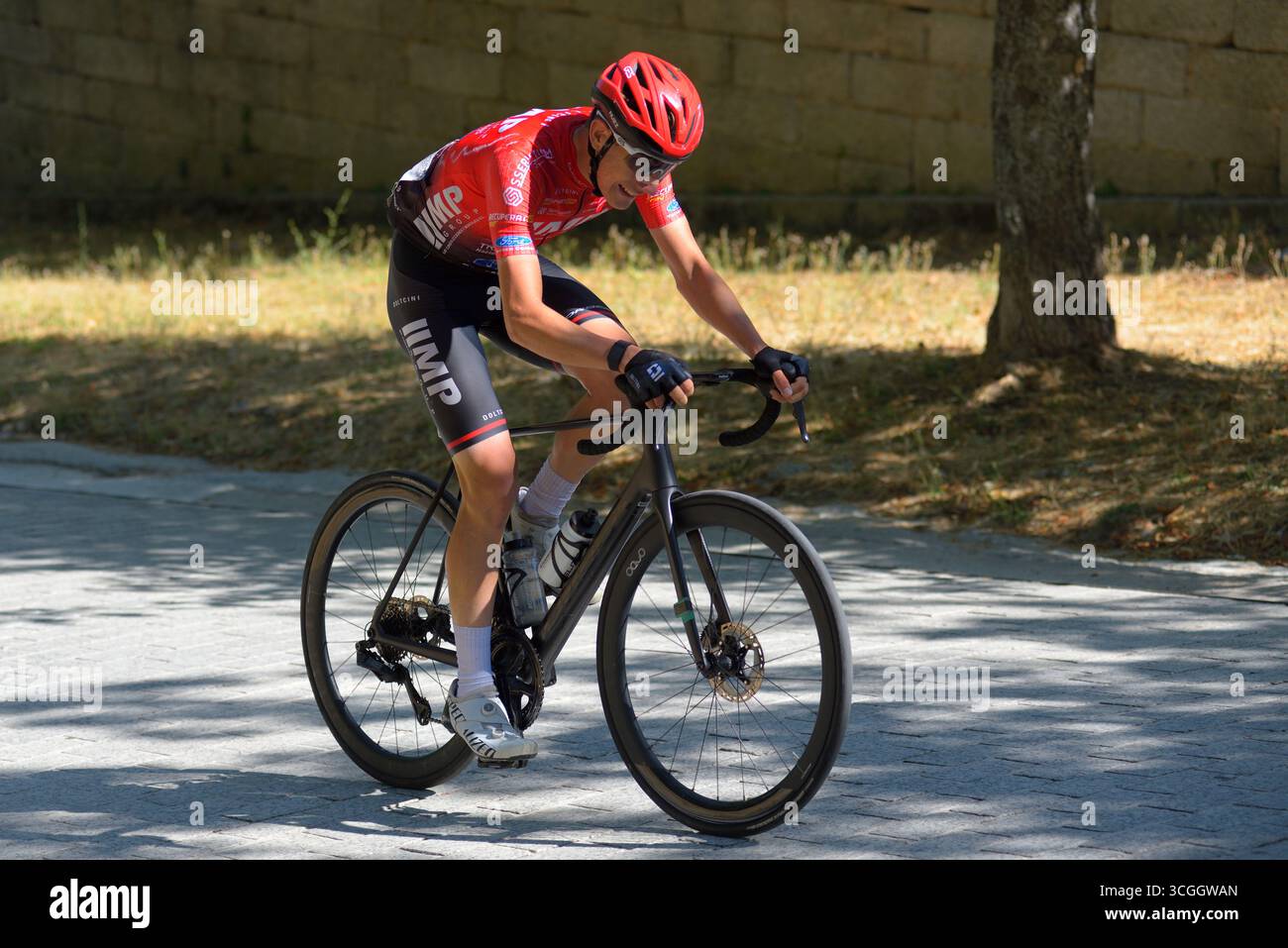 37e Tour cycliste de la Communauté de Madrid moins de 23 ans. Dernière étape : San Lorenzo de El Escorial. Banque D'Images