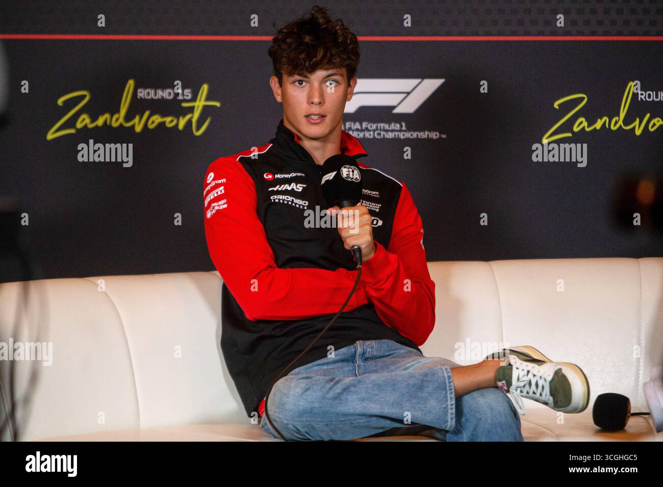 Zandvoort, Rieti, Nederlands. 28 août 2025. Oliver Bearman (GBR) - Haas F1 Team pendant le Grand Prix des pays-Bas de formule 1 Heineken 2025, Zandvoort, Nederlands, du 28 au 31 août - Round 15 of 24 of 2025 World Championship (crédit image : © Alessio de Marco/ZUMA Press Wire) USAGE ÉDITORIAL SEULEMENT ! Non destiné à UN USAGE commercial ! Banque D'Images