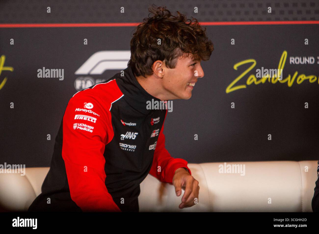 Zandvoort, Rieti, Nederlands. 28 août 2025. Oliver Bearman (GBR) - Haas F1 Team pendant le Grand Prix des pays-Bas de formule 1 Heineken 2025, Zandvoort, Nederlands, du 28 au 31 août - Round 15 of 24 of 2025 World Championship (crédit image : © Alessio de Marco/ZUMA Press Wire) USAGE ÉDITORIAL SEULEMENT ! Non destiné à UN USAGE commercial ! Banque D'Images