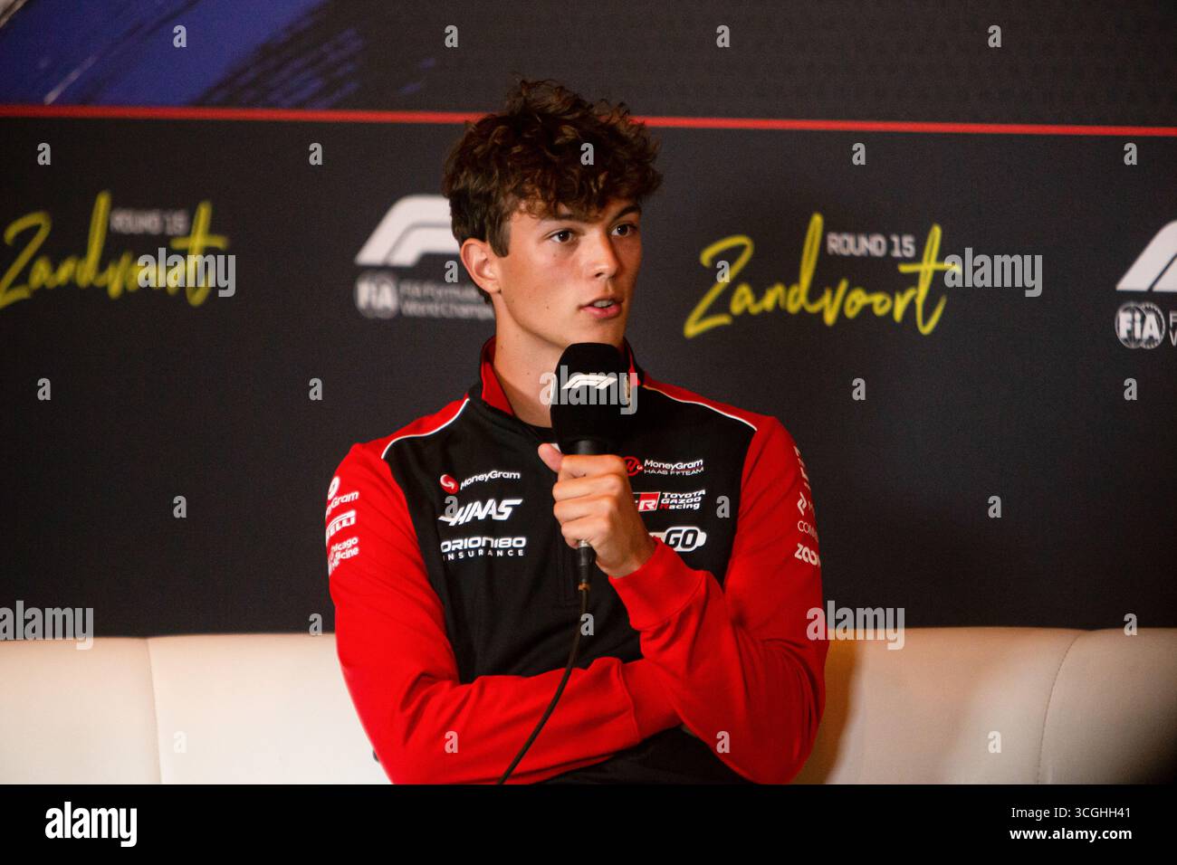 Zandvoort, Rieti, Nederlands. 28 août 2025. Oliver Bearman (GBR) - Haas F1 Team pendant le Grand Prix des pays-Bas de formule 1 Heineken 2025, Zandvoort, Nederlands, du 28 au 31 août - Round 15 of 24 of 2025 World Championship (crédit image : © Alessio de Marco/ZUMA Press Wire) USAGE ÉDITORIAL SEULEMENT ! Non destiné à UN USAGE commercial ! Banque D'Images