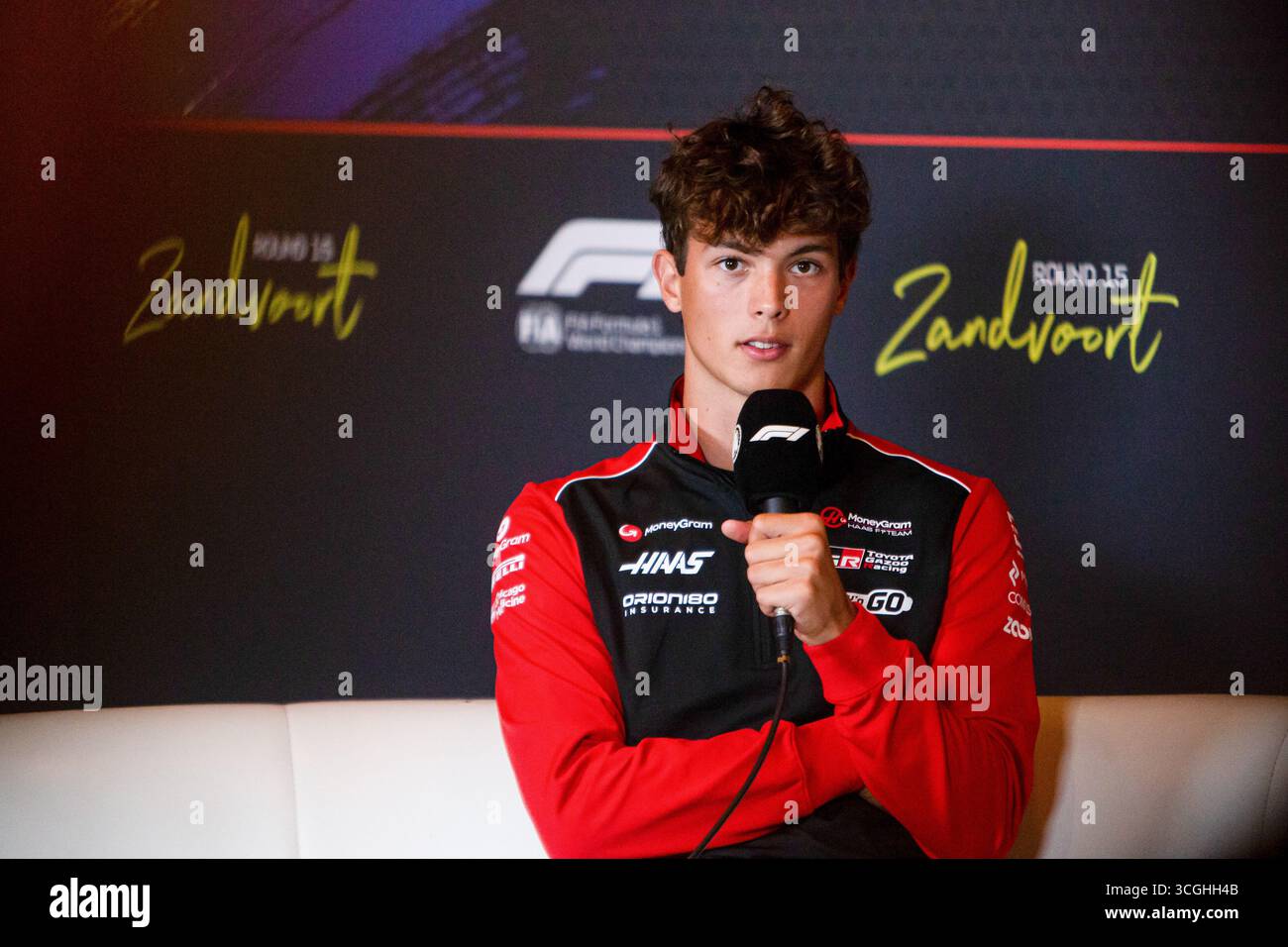 Zandvoort, Rieti, Nederlands. 28 août 2025. Oliver Bearman (GBR) - Haas F1 Team pendant le Grand Prix des pays-Bas de formule 1 Heineken 2025, Zandvoort, Nederlands, du 28 au 31 août - Round 15 of 24 of 2025 World Championship (crédit image : © Alessio de Marco/ZUMA Press Wire) USAGE ÉDITORIAL SEULEMENT ! Non destiné à UN USAGE commercial ! Banque D'Images
