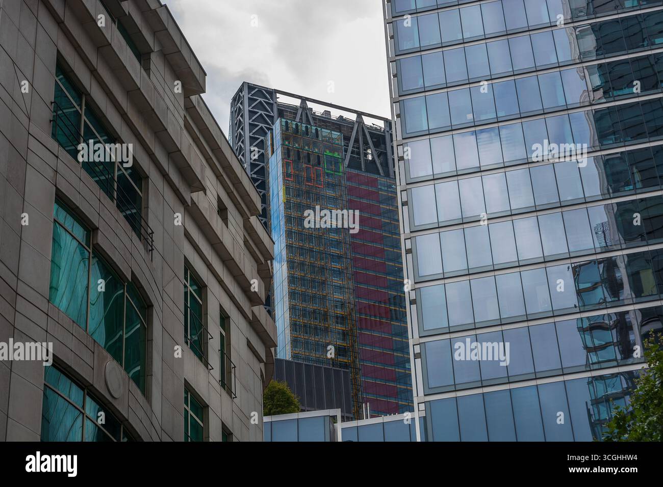 The Cheesegrater, The Leadenhall Building, 122 Leadenhall Street, City of London, Financial District, Londres, Angleterre, Royaume-Uni. Architecture contemporaine. Banque D'Images
