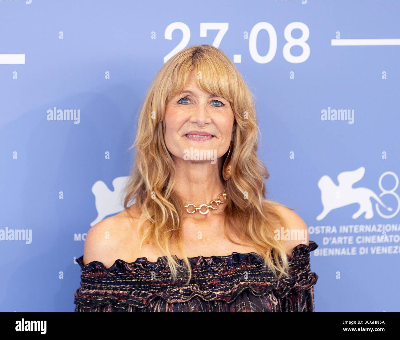 Venise, Italie. 28 août 2025. VENISE, ITALIE. 28 août 2025 : Laura Dern à la photocall 'Jay Kelly' au 82ème Festival International du film de Venise. Photo : Kristina Afanasyeva/Featureflash crédit : Paul Smith/Alamy Live News Banque D'Images