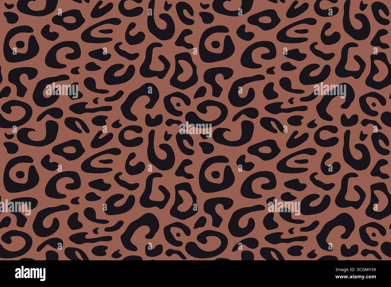 modèle sans couture avec texture de peau de léopard, peut être utilisé dans la conception de mode, pour le papier peint, la sellerie, et les accents intérieurs décoratifs - illustration vectorielle Illustration de Vecteur