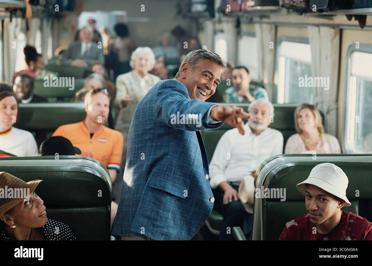 JAY KELLY 2025 Netflix film avec George Clooney dans le rôle-titre Banque D'Images