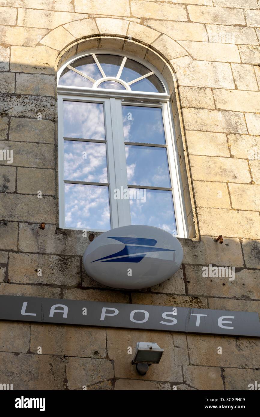 Signalétique en dehors de la poste, ou bureau de poste en France Banque D'Images