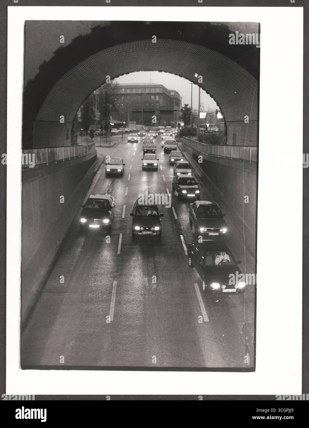 Köln-Altstadt-Nord : Rheinufertunnel - tunnel / Unterführungen Banque D'Images