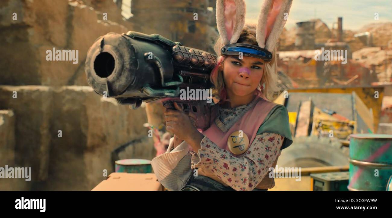 BORDERLANDS 2024 film de Lionsgate avec Ariana Greenblatt dans le rôle de Tiny Tina Banque D'Images