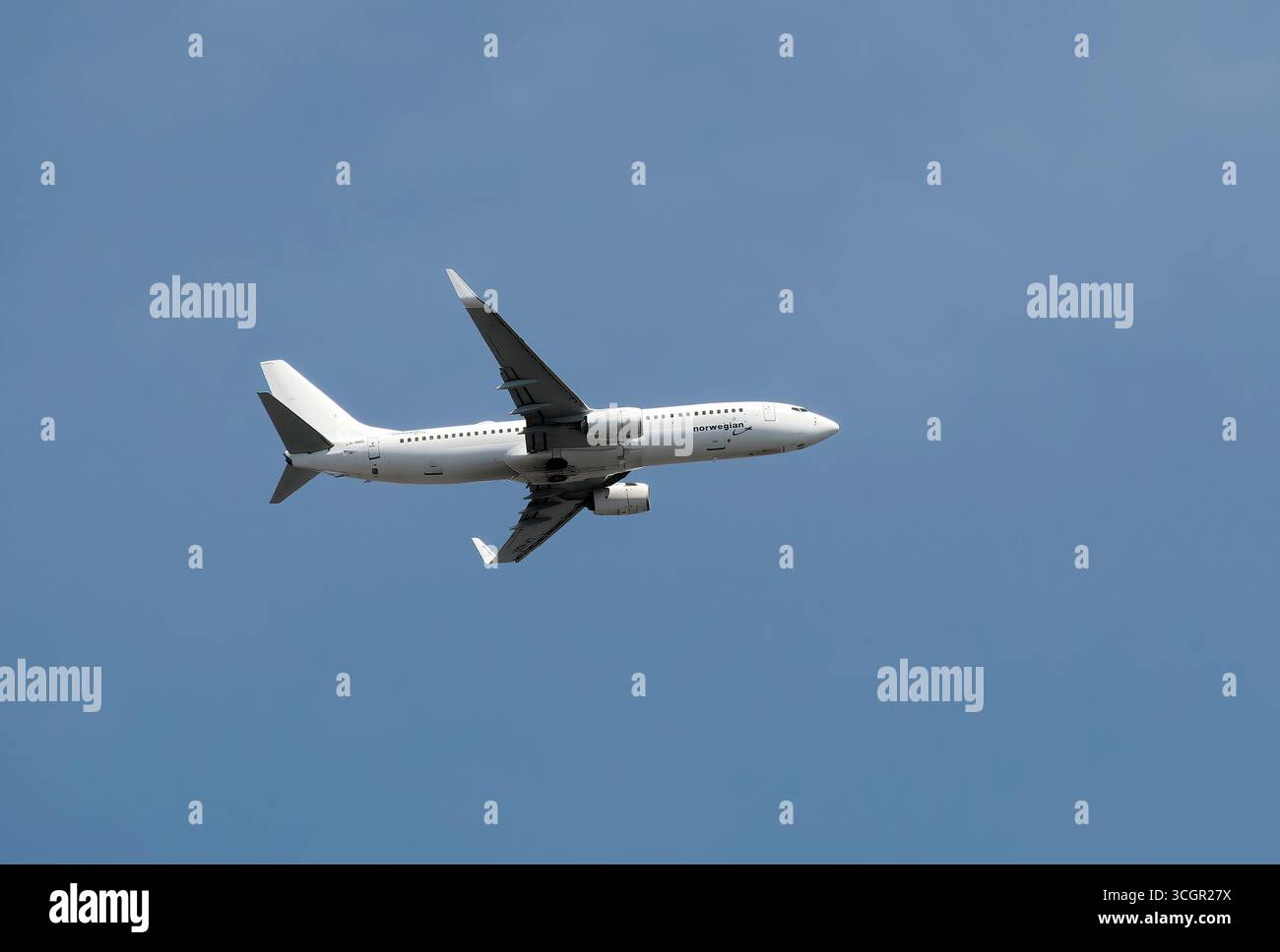 Norvégien - Boeing 737-8JP avion, Hongrie, Europe Banque D'Images