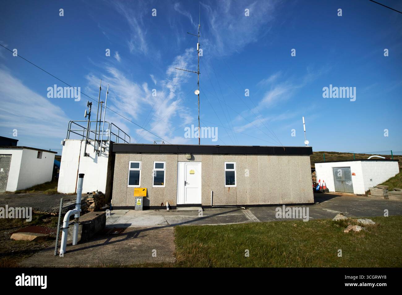 station de pompage et de traitement de l'eau arainn mhor county donegal république d'irlande Banque D'Images