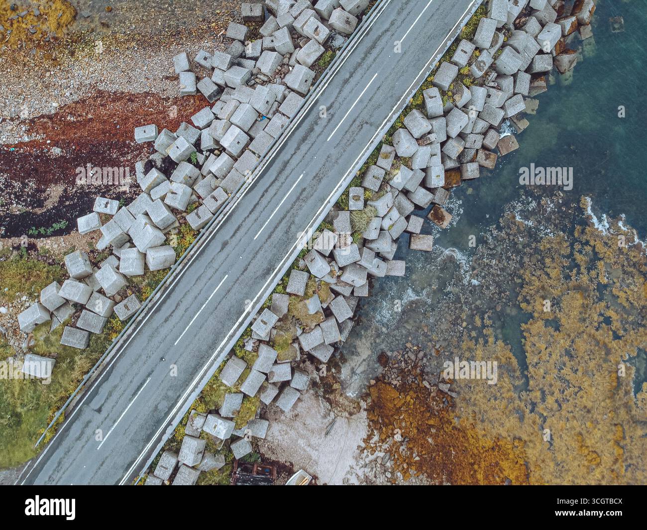 Barrières Chrurchill Banque D'Images