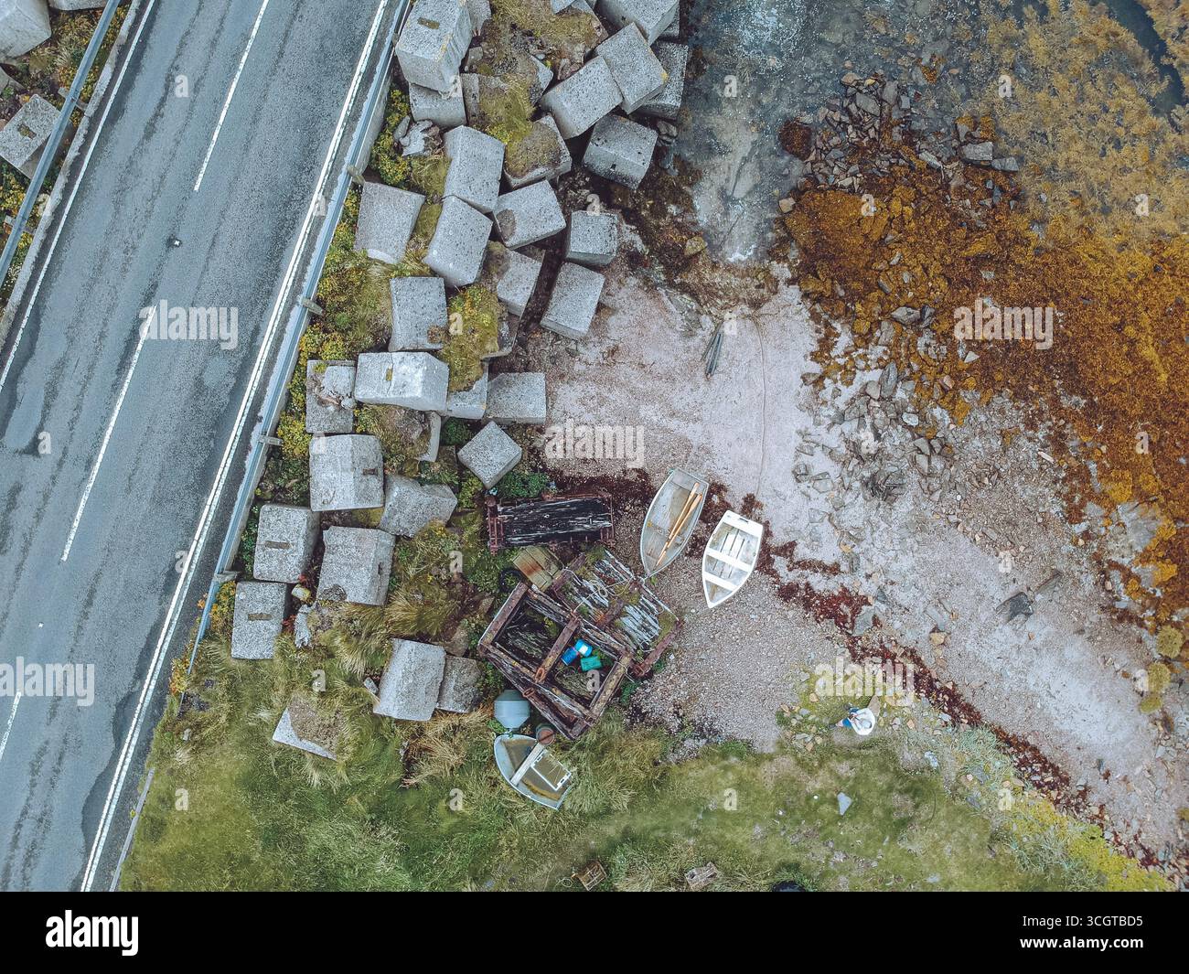 Barrières Chrurchill Banque D'Images