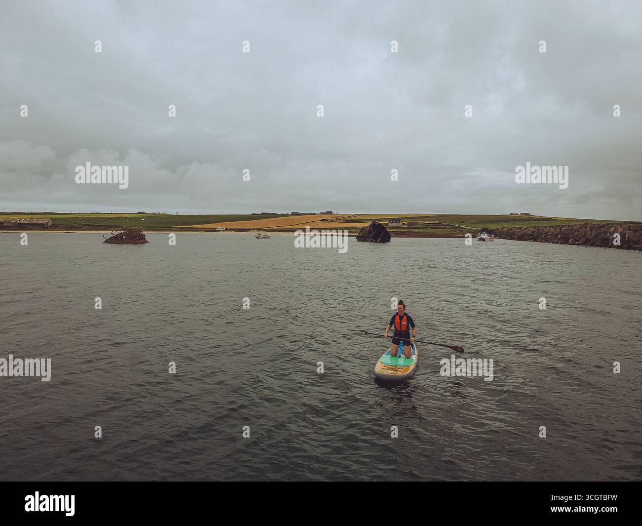 Barrières Chrurchill Banque D'Images