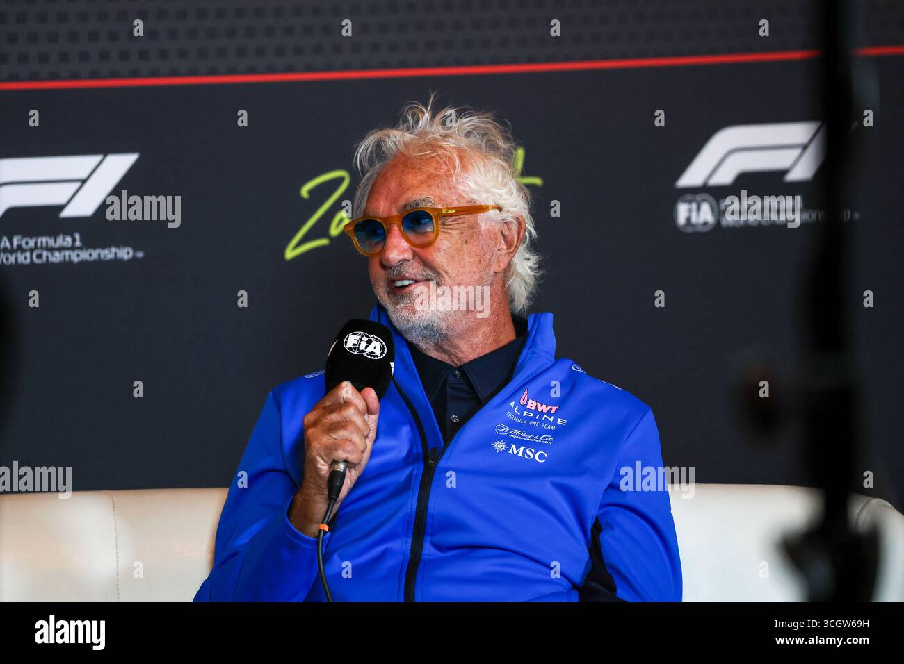 Zandvoort, Rieti, Nederlands. 29 août 2025. Flavio Briatore (ITA) Alpine F1 vendredi, jour2, du Grand Prix des pays-Bas de formule 1 Heineken 2025, Zandvoort, Nederlands, du 28 au 31 août - Round 15 du 24 du Championnat du monde F1 2025 (crédit image : © Alessio de Marco/ZUMA Press Wire) USAGE ÉDITORIAL SEULEMENT ! Non destiné à UN USAGE commercial ! Banque D'Images