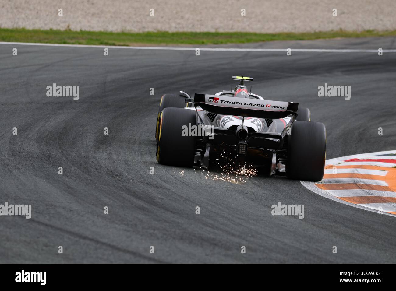 Zandvoort, Rieti, Nederlands. 29 août 2025. Oliver Bearman (GBR) - Haas F1 Team vendredi, jour2, du Grand Prix des pays-Bas de formule 1 Heineken 2025, Zandvoort, Nederlands, du 28 au 31 août - Round 15 du 24 du Championnat du monde F1 2025 (crédit image : © Alessio de Marco/ZUMA Press Wire) USAGE ÉDITORIAL SEULEMENT ! Non destiné à UN USAGE commercial ! Banque D'Images