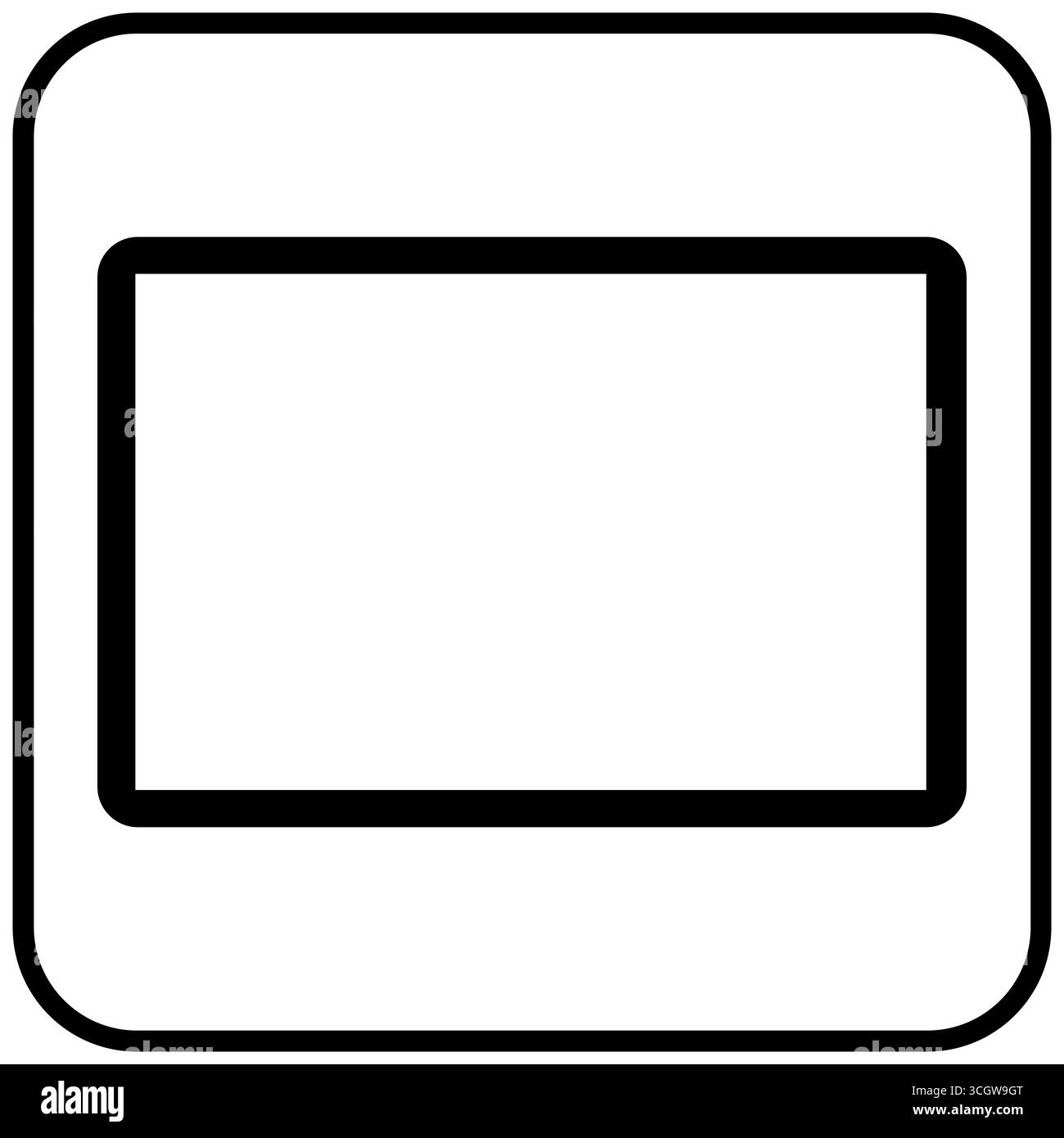 Icône de bâtiment Banque D'Images