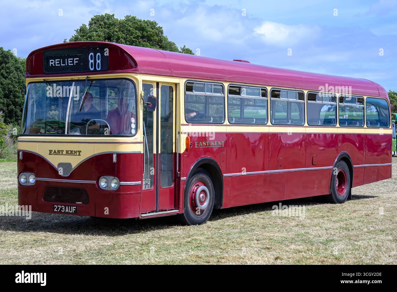 Gosport Angleterre - 4 août 2024 : la société provinciale stokes Bay bus Rally East Kent Leyland Leopard 273 AUF Banque D'Images