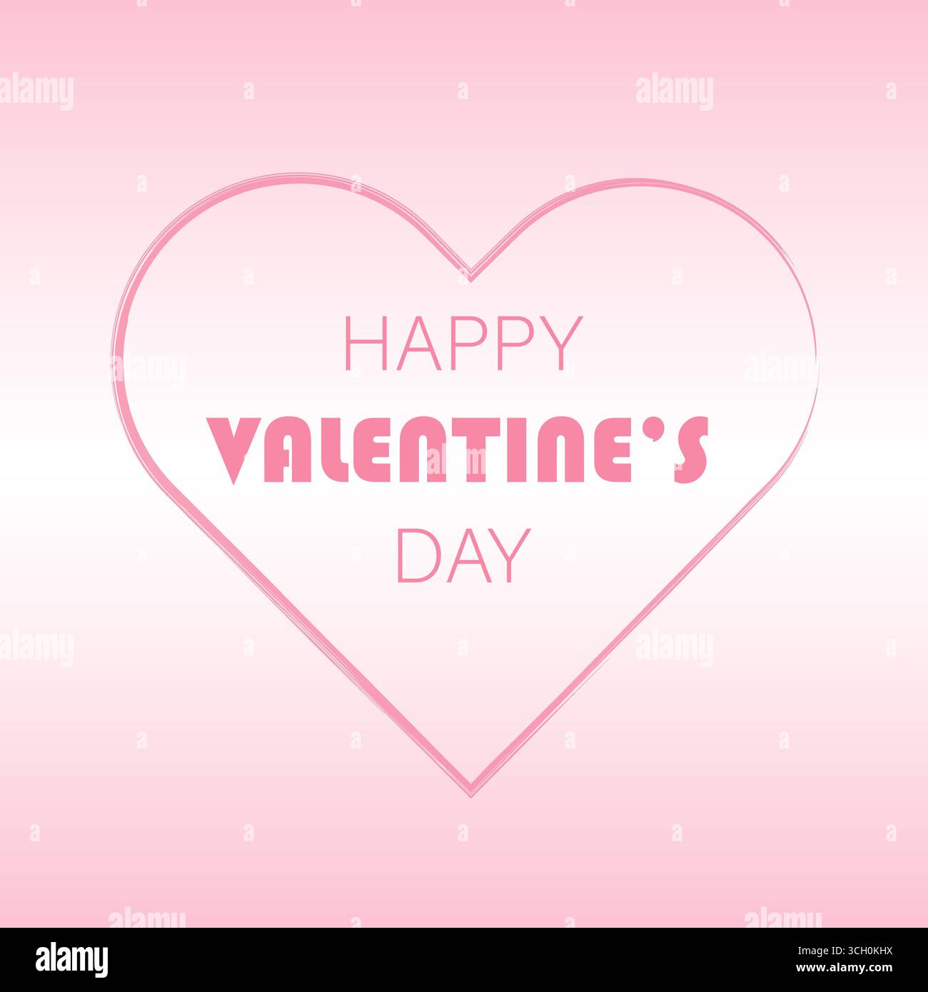 Fond rose de Saint-Valentin. Bonne Saint Valentin. Illustration vectorielle. Illustration de Vecteur