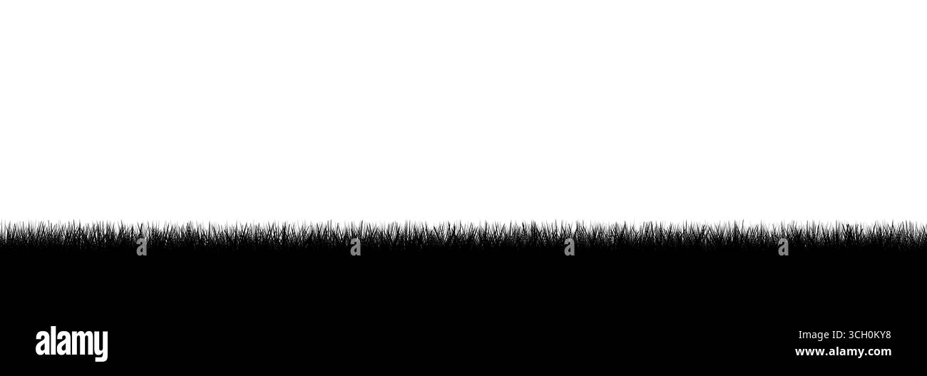 Fond de silhouettes d'herbe. Illustration vectorielle. Illustration de Vecteur