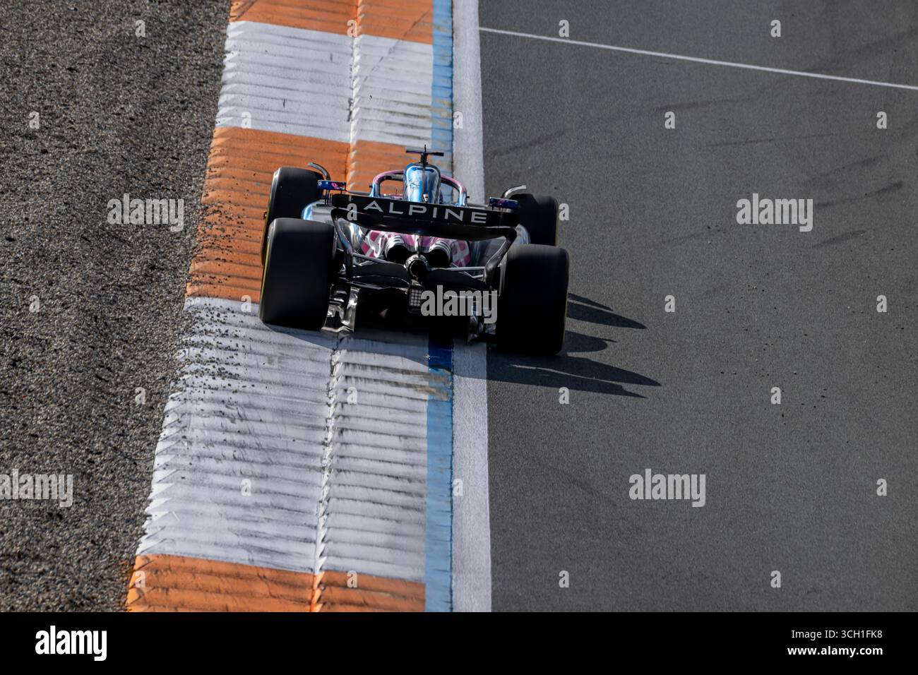 Zandvoort, pays-Bas, 29 août 2025, Pierre Gasly, de France, concourt pour Alpine . Les essais du Grand Prix des pays-Bas 2025 se déroulent à Zandvoort, aux pays-Bas. Crédit : Michael Potts/Alamy Live News Banque D'Images