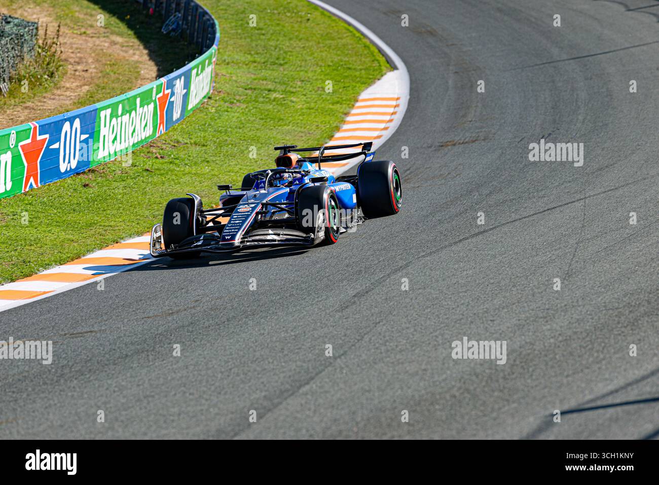 Alexander Albon (THA) - Williams Racing - Williams FW47 - Mercedes pendant vendredi, jour2, du Grand Prix des pays-Bas de formule 1 Heineken 2025, Zandvoort, les Nederlands, du 28 au 31 août - Round 15 du 24 du Championnat du monde F1 2025 Banque D'Images