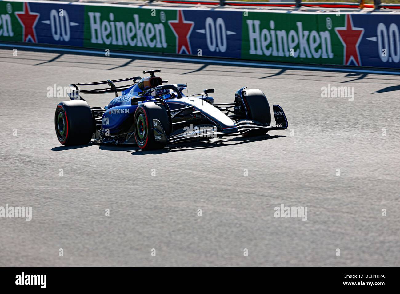 Alexander Albon (THA) - Williams Racing - Williams FW47 - Mercedes pendant vendredi, jour2, du Grand Prix des pays-Bas de formule 1 Heineken 2025, Zandvoort, les Nederlands, du 28 au 31 août - Round 15 du 24 du Championnat du monde F1 2025 Banque D'Images