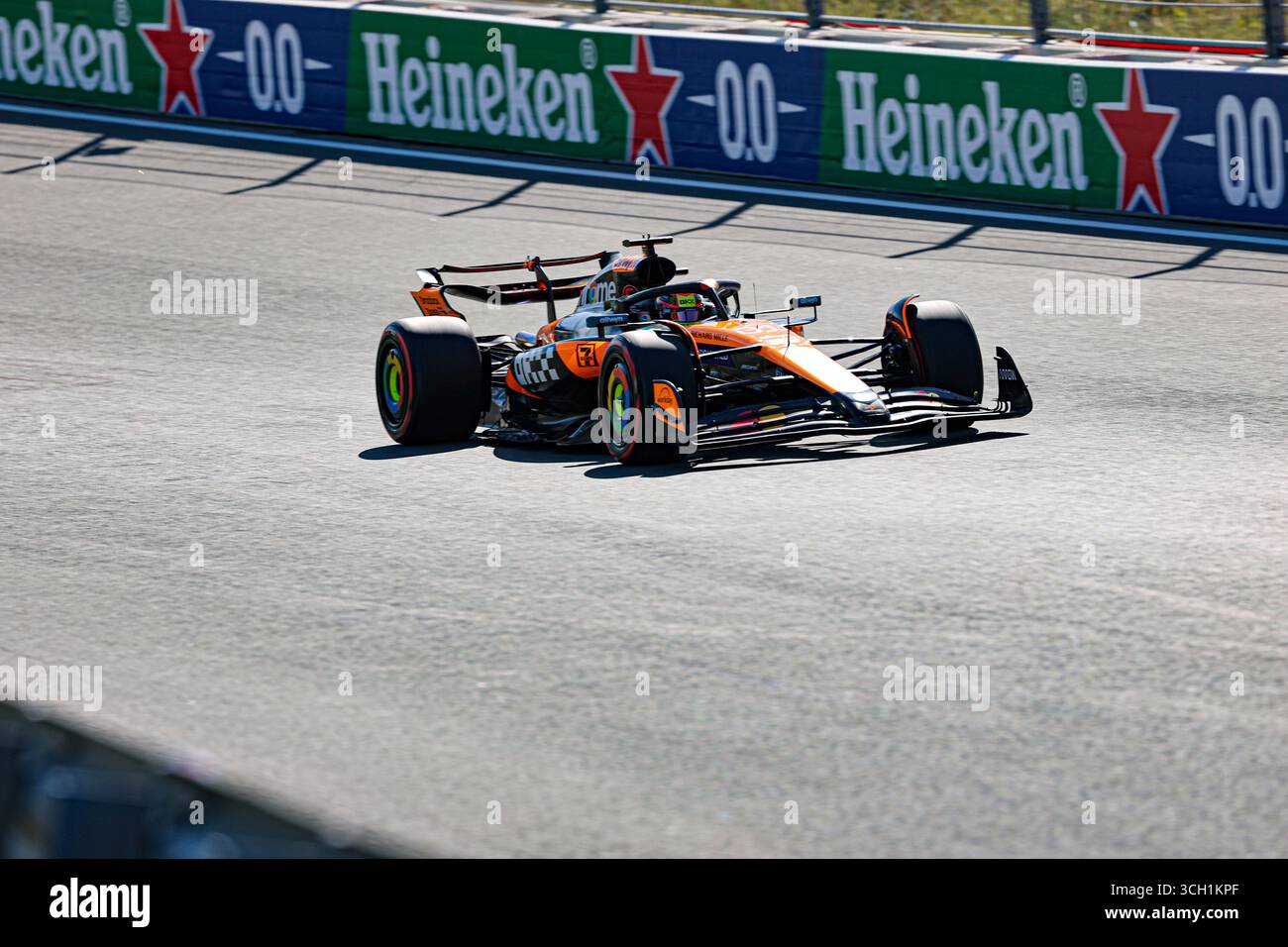 Oscar Piastri (AUS) - McLaren Formula 1 Team - McLaren MCL39 - Mercedes pendant vendredi, jour2, du Grand Prix des pays-Bas Heineken 2025 de formule 1, Zandvoort, les Nederlands, du 28 au 31 août - Round 15 des 24 du Championnat du monde F1 2025 Banque D'Images